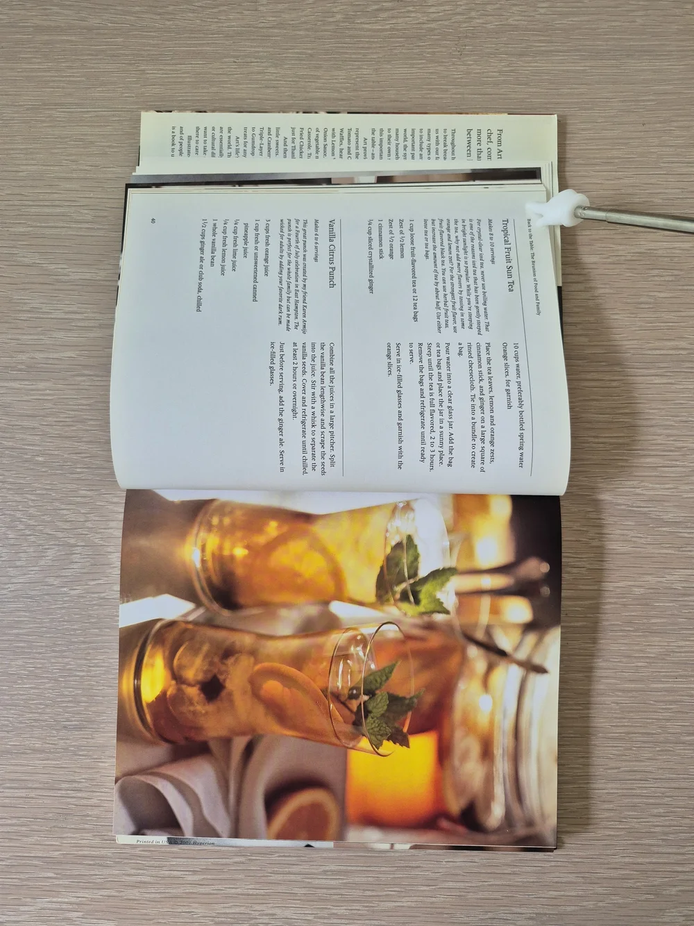 Back to the Table - Cookbook